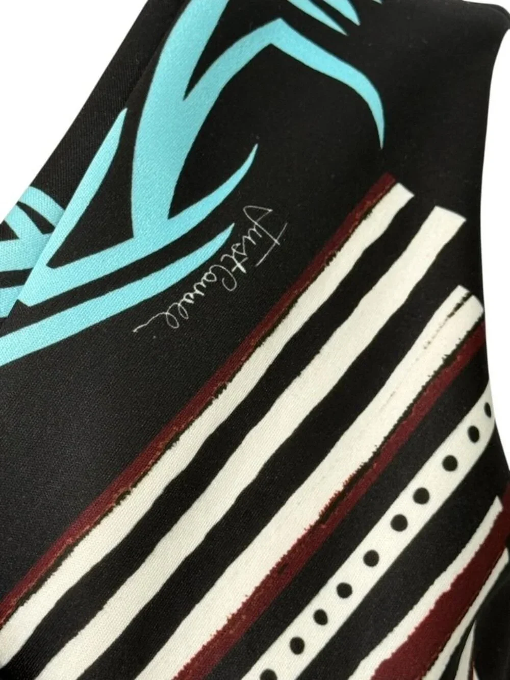 Just Cavalli Roberto Cavalli Mini Dress Tribal Fit Flare Scuba Size 36 IT/XS US